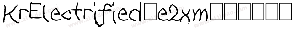 KrElectrified-e2xm字体转换
