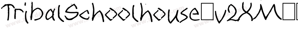 TribalSchoolhouse-v2XM字体转换