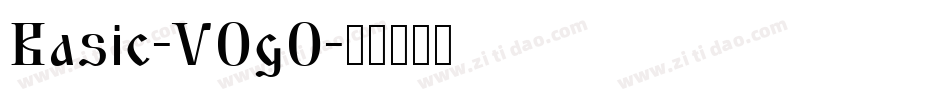 Basic-V0g0字体转换