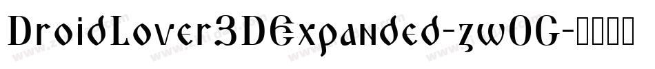 DroidLover3DExpanded-zw0G字体转换