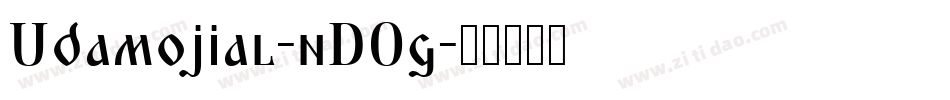 Udamojial-nD0g字体转换