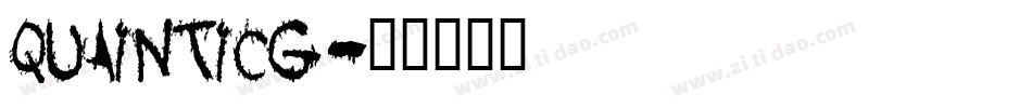 QuaintICG字体转换