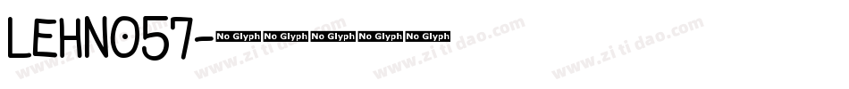 LEHN057字体转换