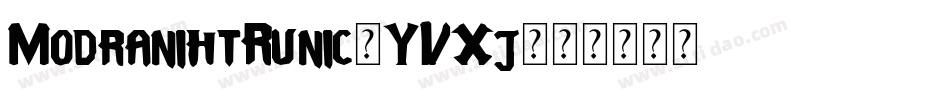 ModranihtRunic-YVXj字体转换