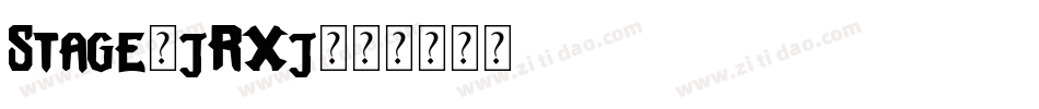 Stage-jRXj字体转换