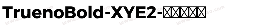 TruenoBold-XYE2字体转换