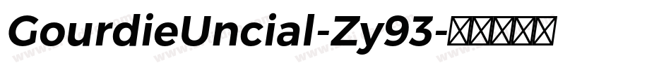 GourdieUncial-Zy93字体转换