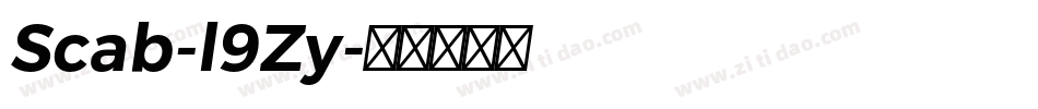 Scab-l9Zy字体转换