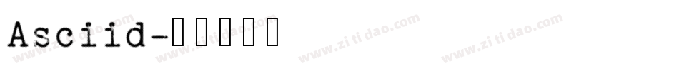 Asciid字体转换