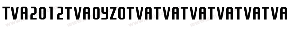 Tva2012-oYzo字体转换