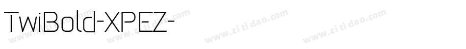 TwiBold-XPEZ字体转换