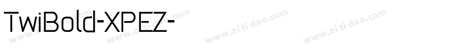 TwiBold-XPEZ字体转换