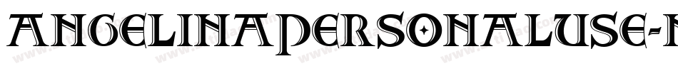 AngelinaPersonalUse-nRnEg字体转换