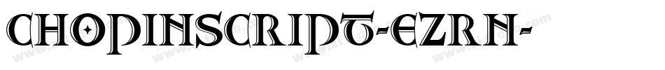 ChopinScript-eZRn字体转换