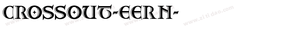 CrossOut-EERn字体转换