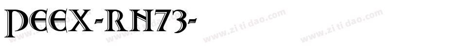 Peex-Rn73字体转换