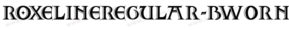 RoxelineRegular-BW0Rn字体转换 RoxelineRegular-BW0Rn字体转换