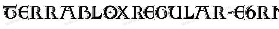 TerrabloxRegular-E6Rn字体转换