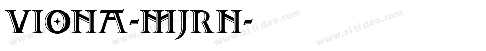Viona-MjRn字体转换
