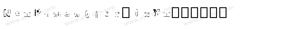 NewRomantics-lxYw字体转换
