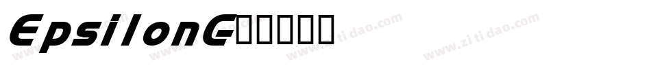 EpsilonC字体转换
