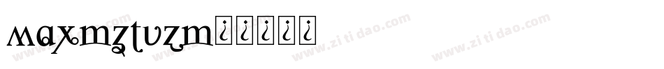 Max-Z4Vz字体转换 Max-Z4Vz字体转换