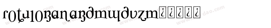 Rotulonahand-WdVz字体转换 Rotulonahand-WdVz字体转换