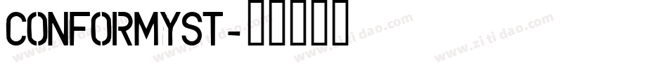 Conformyst字体转换