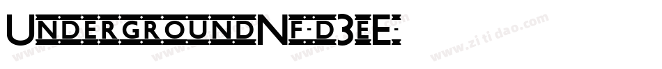 UndergroundNf-d3eE字体转换