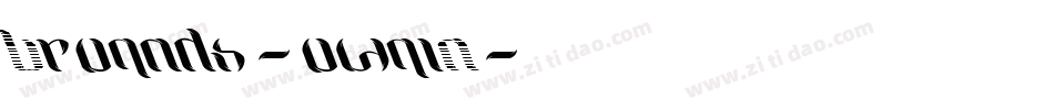 Brogads-owg1A字体转换