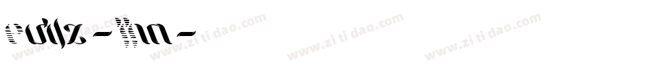 Evilz-JJ1a字体转换