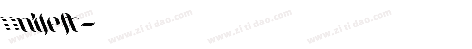 Unileft字体转换