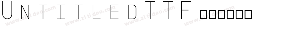 UntitledTTF字体转换