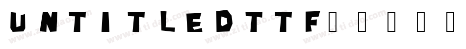UntitledTTF字体转换