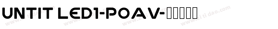 Untitled1-pOav字体转换