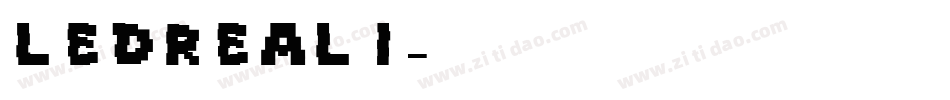 LEDREALI字体转换