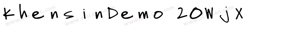 KhensinDemo-2OWjX字体转换