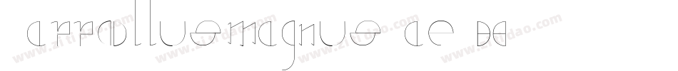 Carrollusmagnus-aeKx字体转换