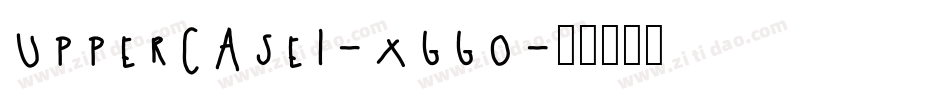 Uppercase1-xGG0字体转换