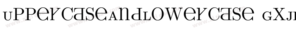 UppercaseAndLowercase-GxJD字体转换