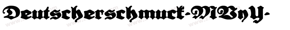 Deutscherschmuck-MVyY字体转换