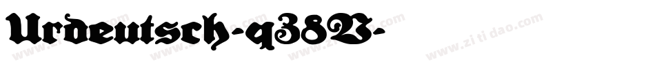 Urdeutsch-qZ8V字体转换 Urdeutsch-qZ8V字体转换