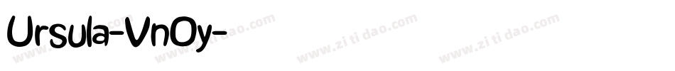 Ursula-VnOy字体转换