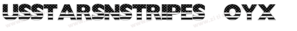 Usstarsnstripes-2OYX字体转换
