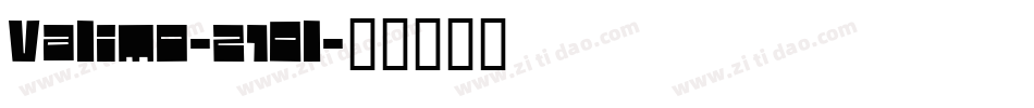 Valimo-21Ol字体转换