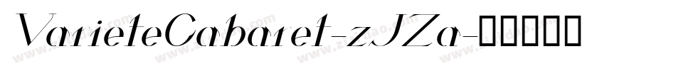 VarieteCabaret-zJZa字体转换