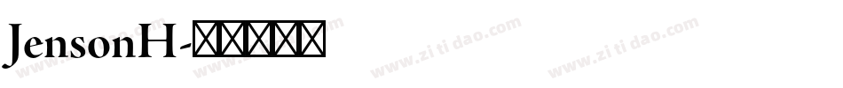 JensonH字体转换