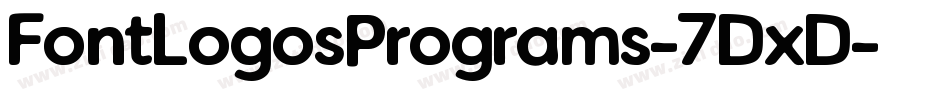 FontLogosPrograms-7DxD字体转换