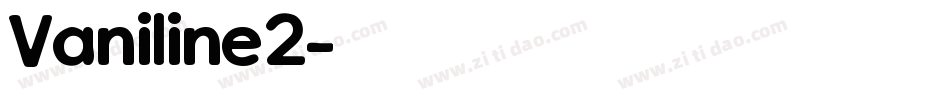 Vaniline2字体转换
