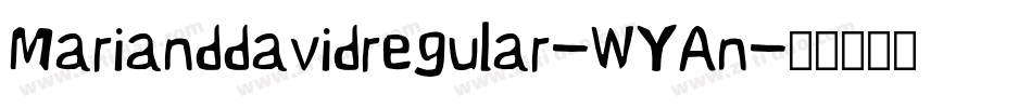 Marianddavidregular-WYAn字体转换